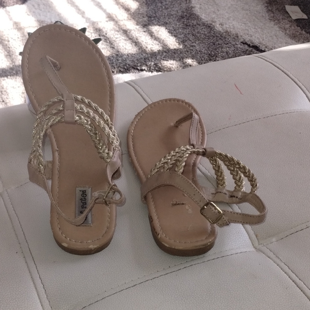 Braided Tan Sandals - Picture 5 of 6